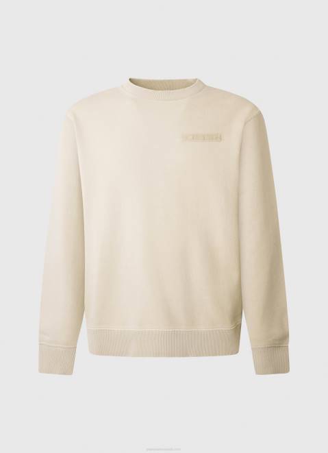 Pepe Jeans Acid Washed Cotton Jumper Men Malt Z22X886