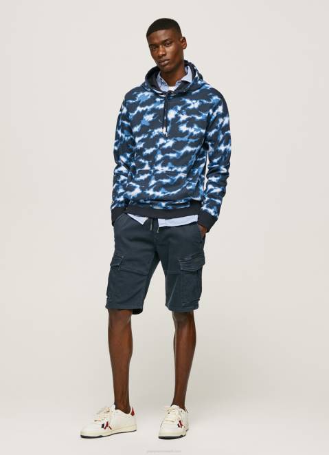 Pepe Jeans Camouflage Printed Jumper Men White Z22X879