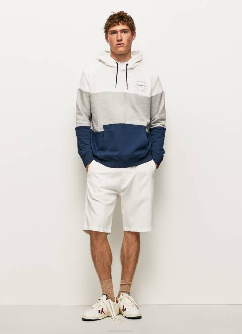 Pepe Jeans Colour Block Cotton Jumper Men Jarman Z22X871