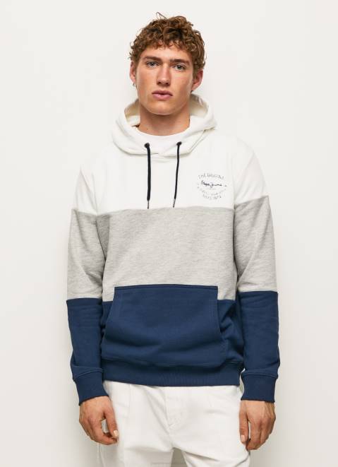Pepe Jeans Colour Block Cotton Jumper Men Jarman Z22X871