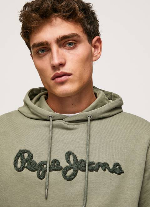 Pepe Jeans Cotton Hoodie Men Casting Z22X878