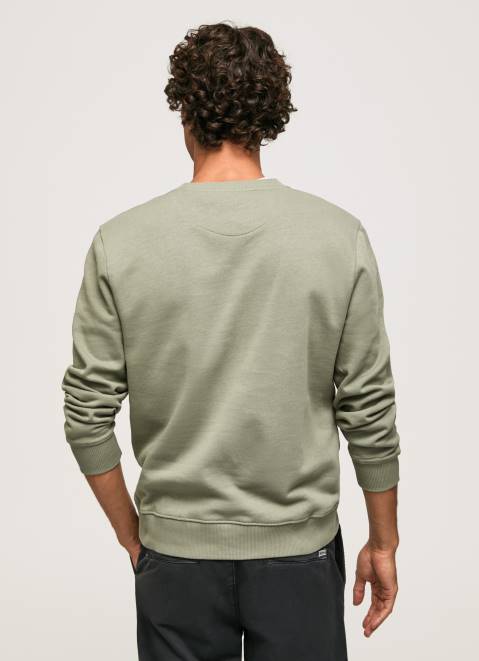 Pepe Jeans Embroidered Logo Cotton Jumper Men Casting Z22X874