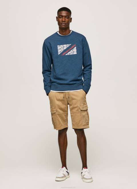 Pepe Jeans Flag Logo Jumper Men Jarman Z22X891