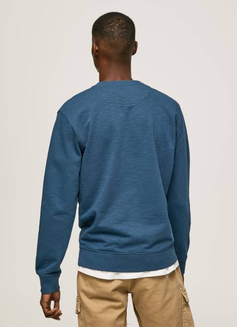 Pepe Jeans Flag Logo Jumper Men Jarman Z22X891