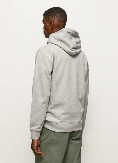 Pepe Jeans High Density Logo Jumper Men Grey Marl Z22X904