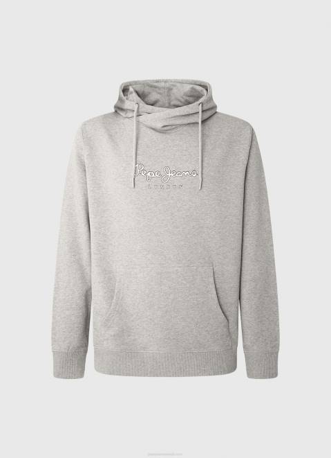 Pepe Jeans High Density Logo Jumper Men Grey Marl Z22X904