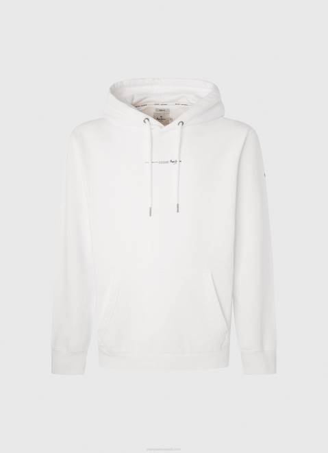 Pepe Jeans Hooded Cotton Jumper Men White Z22X910