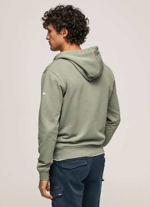 Pepe Jeans Logo Jumper With Zipper Men Casting Z22X912