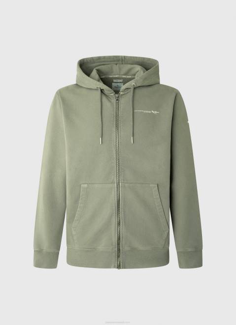 Pepe Jeans Logo Jumper With Zipper Men Casting Z22X912