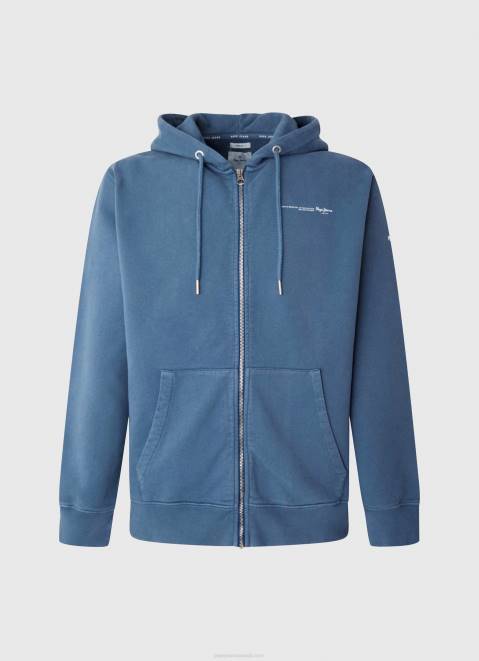 Pepe Jeans Logo Jumper With Zipper Men Jarman Z22X911