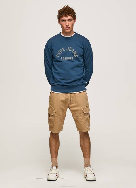 Pepe Jeans Logo Printed Sweatshirt Men Jarman Z22X900