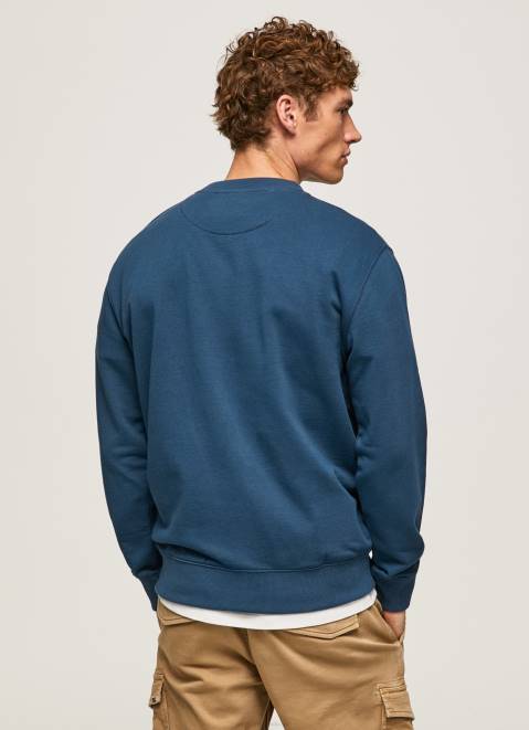 Pepe Jeans Logo Printed Sweatshirt Men Jarman Z22X900