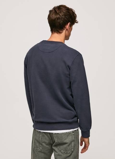 Pepe Jeans Rounded Collar Cotton Jumper Men Dulwich Z22X873