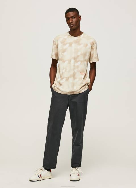 Pepe Jeans Camouflage Print T-Shirt Men Malt Z22X963