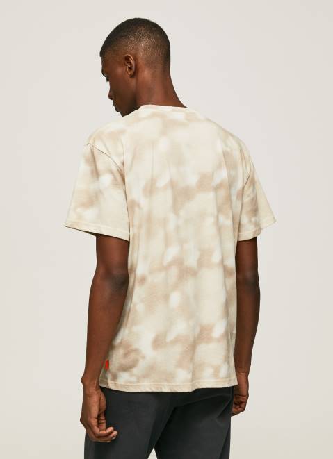 Pepe Jeans Camouflage Print T-Shirt Men Malt Z22X963