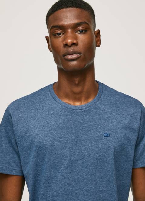 Pepe Jeans Embroidered Logo T-Shirt Men Jarman Z22X975