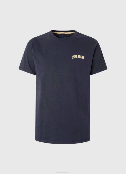 Pepe Jeans Logo Print T-Shirt Men Dulwich Z22X973