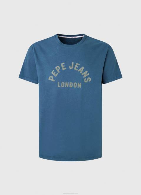 Pepe Jeans Logo Print T-Shirt Men Jarman Z22X951