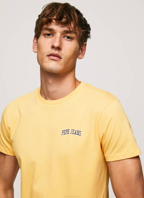 Pepe Jeans Logo Print T-Shirt Men Shine Z22X972