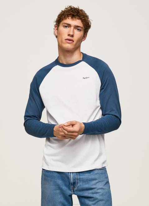 Pepe Jeans Long Sleeves Raglan T-Shirt Men Jarman Z22X985