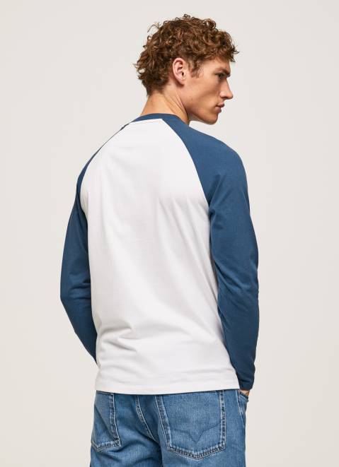 Pepe Jeans Long Sleeves Raglan T-Shirt Men Jarman Z22X985