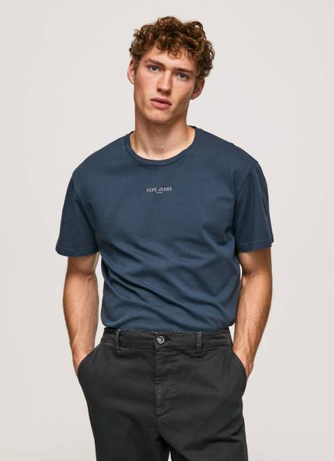 Pepe Jeans Photo Print T-Shirt Men Jarman Z22X980