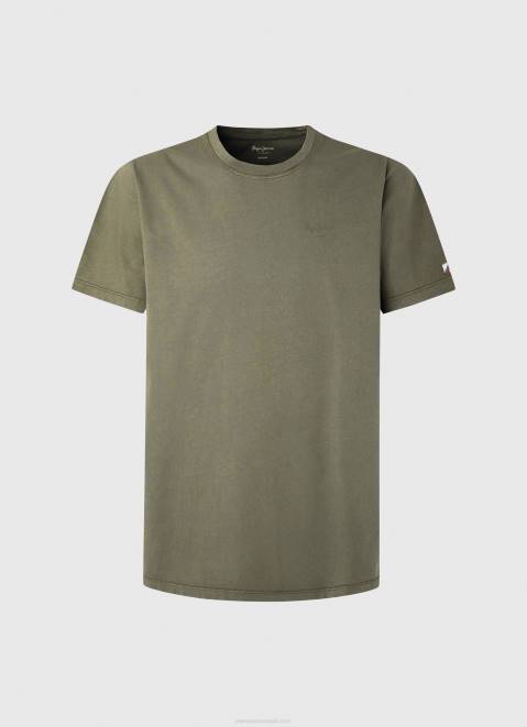 Pepe Jeans Printed Logo Cotton T-Shirt Men Casting Z22X949