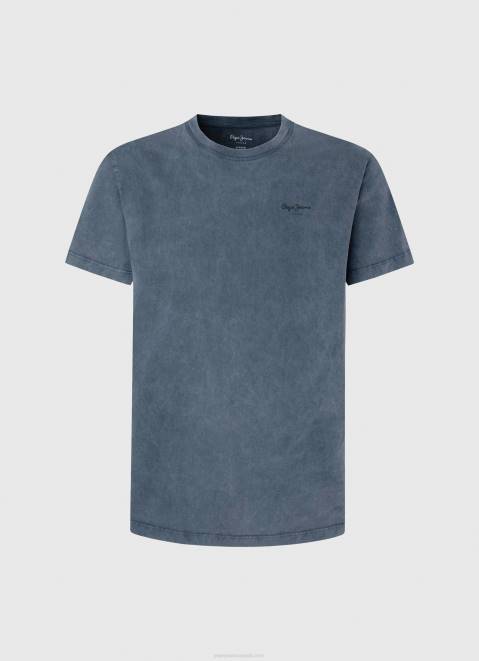 Pepe Jeans Printed Logo Cotton T-Shirt Men Dulwich Z22X948