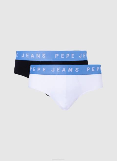 Pepe Jeans 2Pack Stretchy Cotton Briefs Men White Z22X1149