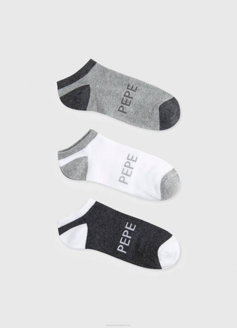 Pepe Jeans 3Pack Ankle Socks Men Multi Z22X1145