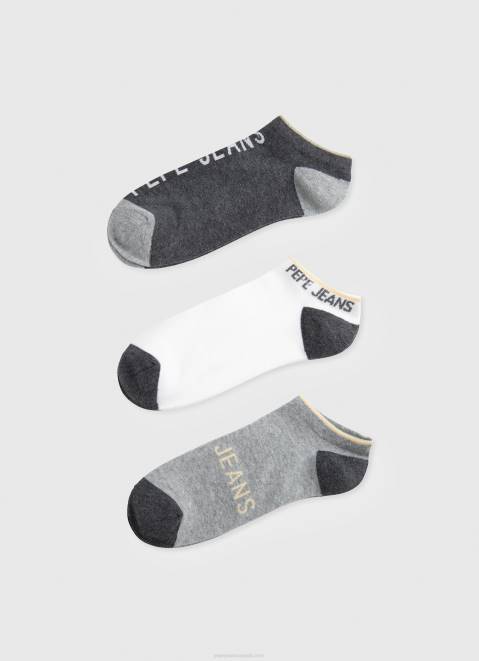 Pepe Jeans 3Pack Ankle Socks Men Multi Z22X1145