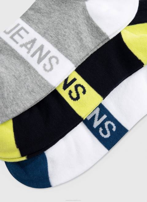 Pepe Jeans 3Pack Ankle Socks Men Multi Z22X1150