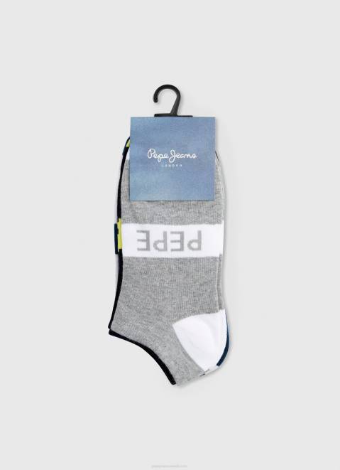 Pepe Jeans 3Pack Ankle Socks Men Multi Z22X1150