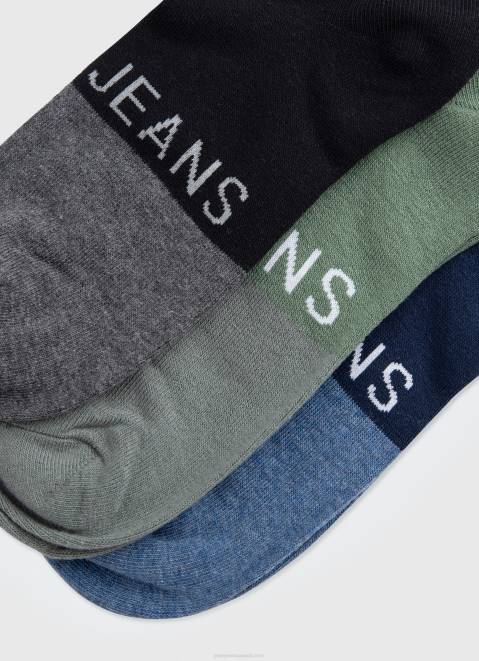 Pepe Jeans 3Pack Ankle Socks Men Multi Z22X1153