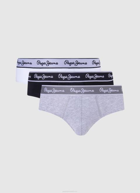 Pepe Jeans 3Pack Stretchy Cotton Boxers Men Grey Marl Z22X1160