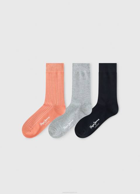 Pepe Jeans 3-Pack Long Socks Men Cedar Wood Z22X1165