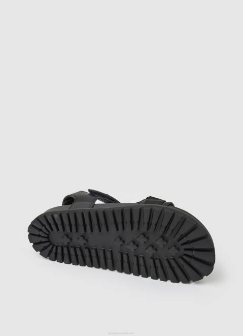 Pepe Jeans Anatomical Cork Sandals Men Black Z22X1279