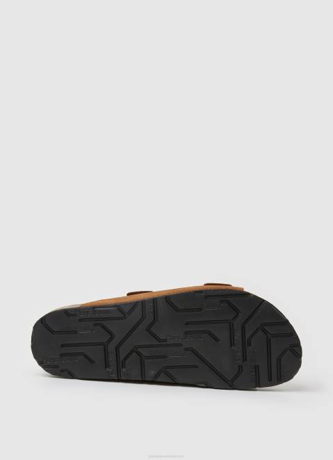 Pepe Jeans Bio Suede Sandals Men Tan Z22X1273