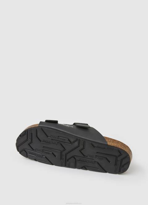 Pepe Jeans Double Kansas Anatomical Sandals Men Black Z22X1271