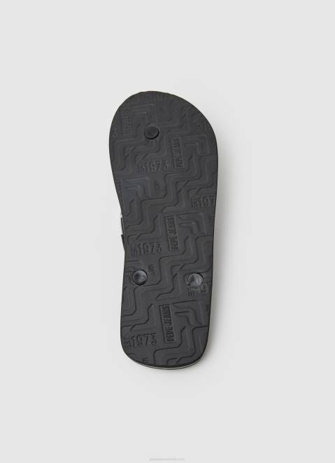 Pepe Jeans Pool Motorbike Beach Flip Flops Men Black Z22X1269
