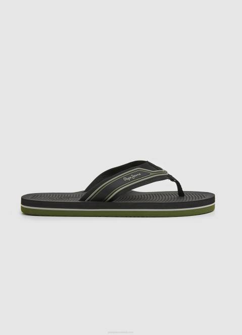 Pepe Jeans South Beach Flip Flops Men Black Z22X1270