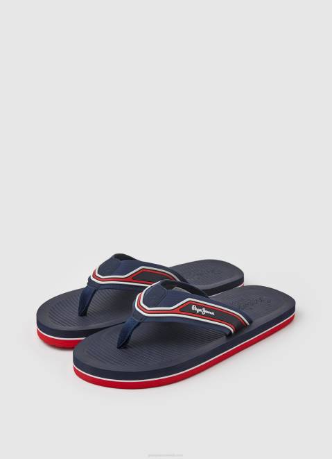 Pepe Jeans South Beach Flip Flops Men Navy Z22X1257