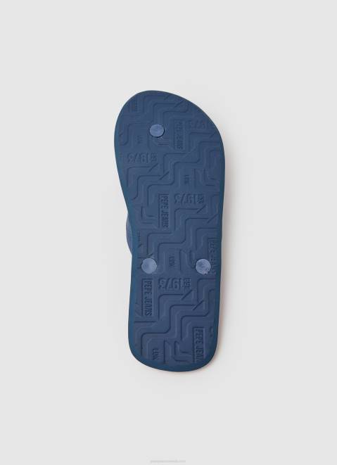 Pepe Jeans Whale Flag Beach Flip Flops Men Navy Z22X1256