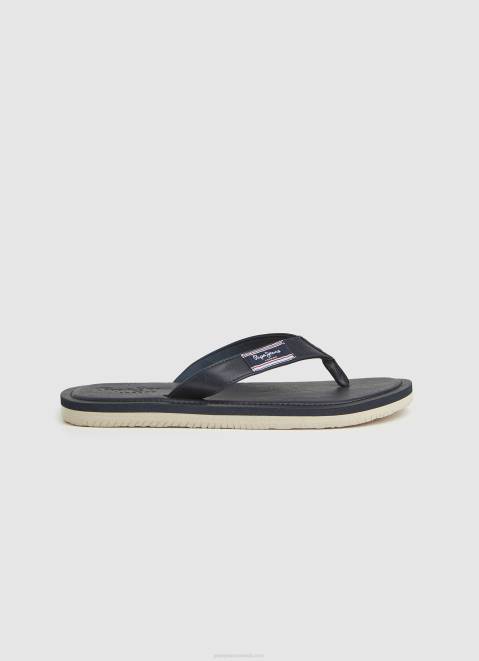 Pepe Jeans Wind Surf Beach Flip Flops Men Navy Z22X1276