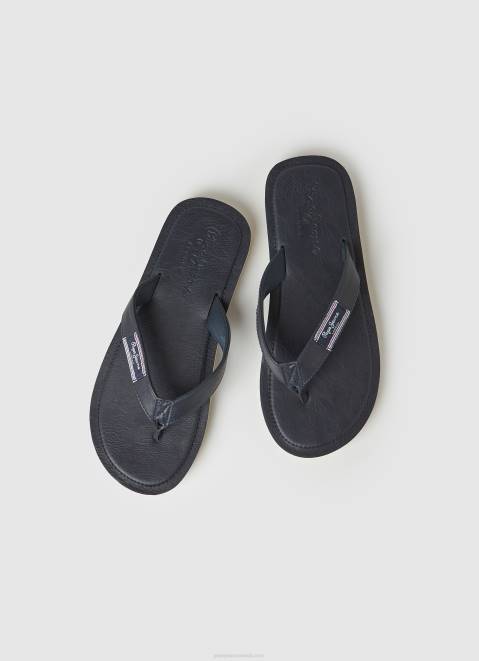 Pepe Jeans Wind Surf Beach Flip Flops Men Navy Z22X1276