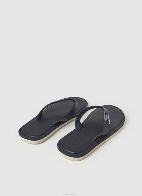 Pepe Jeans Wind Surf Beach Flip Flops Men Navy Z22X1276