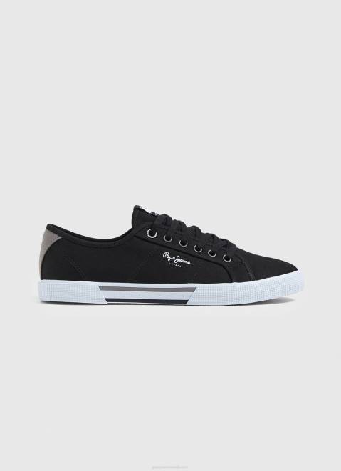 Pepe Jeans Basic Brady Sneakers Men Black Z22X1241