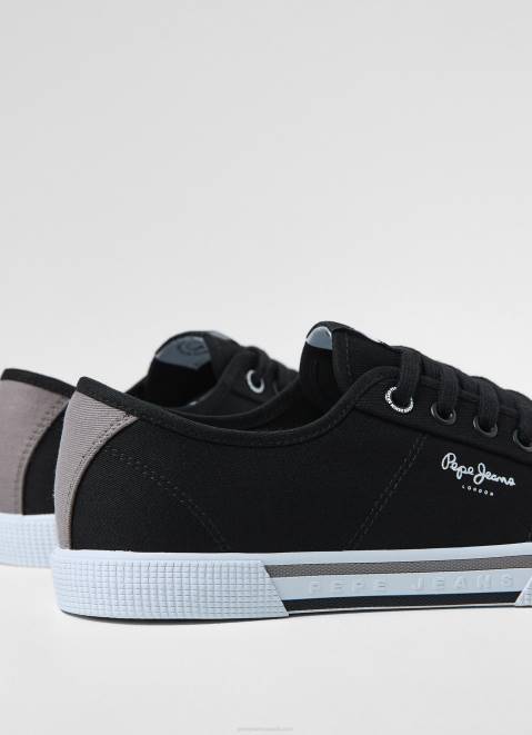 Pepe Jeans Basic Brady Sneakers Men Black Z22X1241