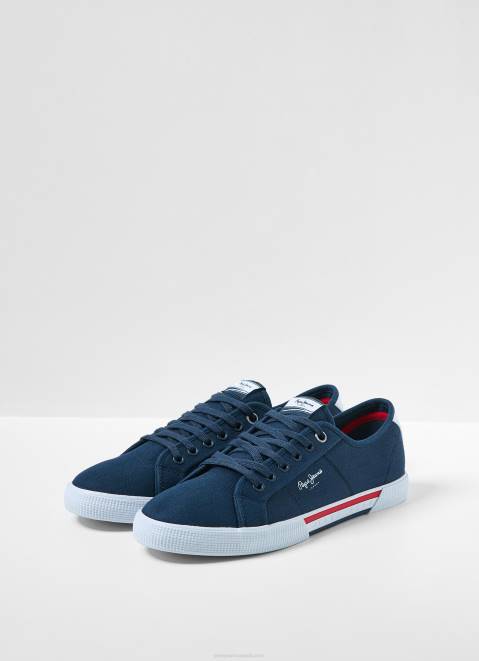 Pepe Jeans Basic Brady Sneakers Men Navy Z22X1239