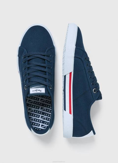 Pepe Jeans Basic Brady Sneakers Men Navy Z22X1239